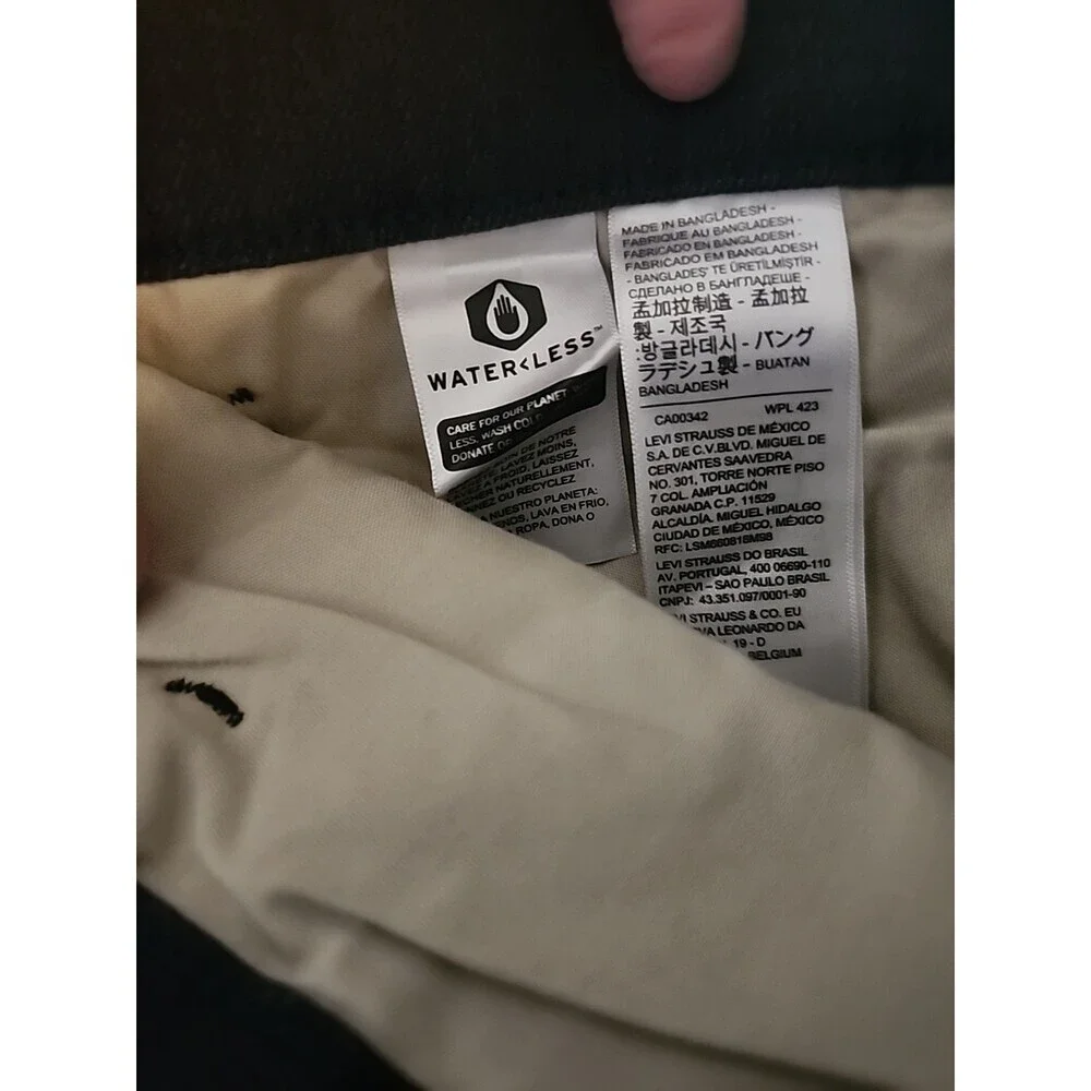 Levi's XX chino Stretch Standard Taper pants 54x28 New NWT L100‎ Charcoal